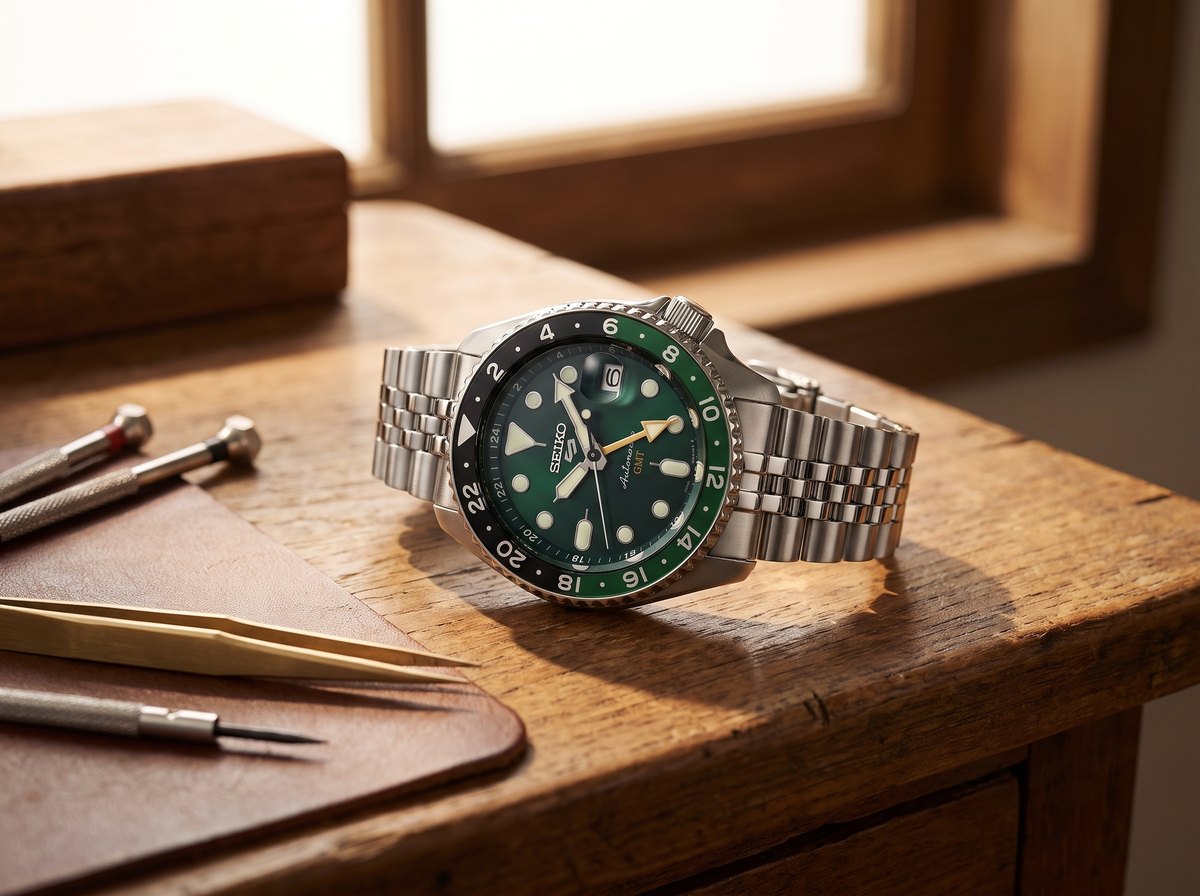 Seiko 5 Sports — японски часовникарски занаят