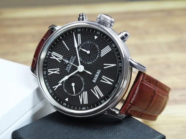 POLJOT INTERNATIONAL BAIKAL CHRONOGRAPH HAND WINDING 43MM MEN'S WATCH  2901.1940913