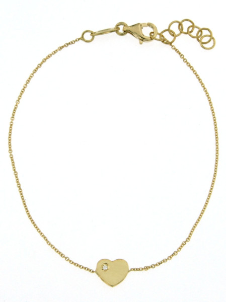 CARA DIAMANTI Златна гривна с цирконии BRZ1197G