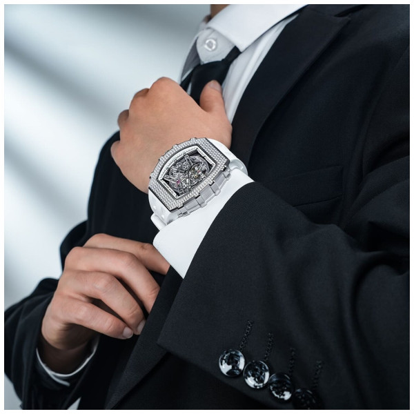 TSAR BOMBA T-Elemental Automatic White TB8208D-11