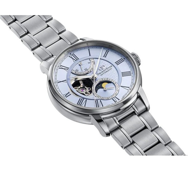 Orient Star RE-BT0007L часовник с индикатор за резерв и полускелетен циферблат ClassicWatches.bg