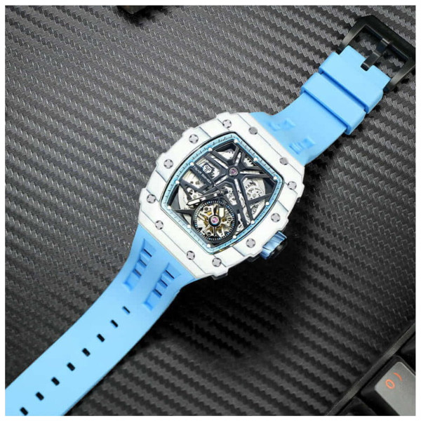 TSAR BOMBA Elemental Carbon Fiber White Blue TB8209CF-06