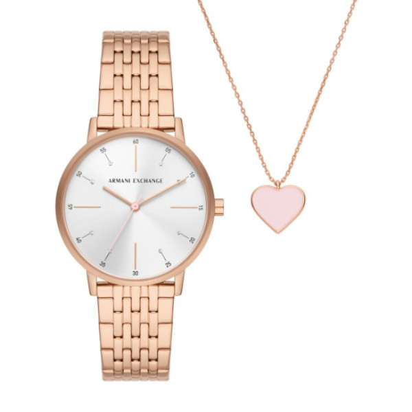 ARMANI EXCHANGE LOLA 36MM LADIES WATCH  AX7145SET