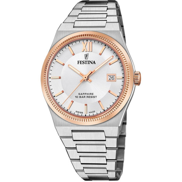 FESTINA SWISS MADE 40MM MEN`S WATCH F20036/1