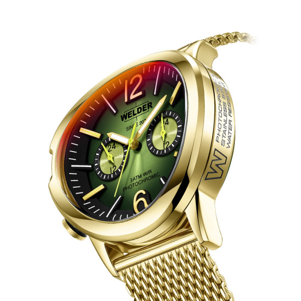 часовник welder двойно време златен корпус елегантен стил classicwatches.bg