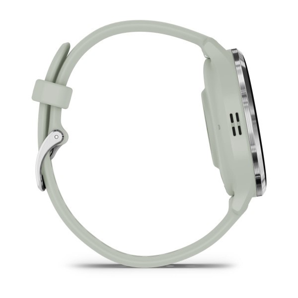 Garmin Venu 3S Silver безел със Sage Grey корпус и силиконова каишка 010-02785-01