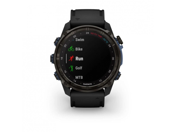 GARMIN Descent™ Mk3i - 51мм Carbon grey DLC титан с черна силиконова каишка