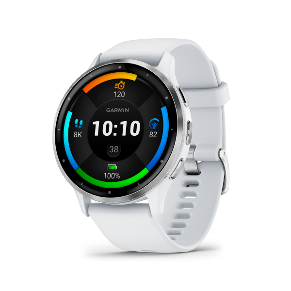 Часовник Garmin Venu 3 Silver Bezel Whitestone 45mm 010-02784-00 смарт часовник – classicwatches.bg