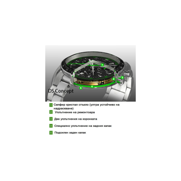 CERTINA DS ACTION 43MM  C032.607.44.051.00
