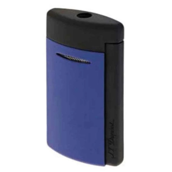 ЗАПАЛКА S.T.DUPONT MINIJET MATT BLACK AND OCEAN BLUE LIGHTER 10860
