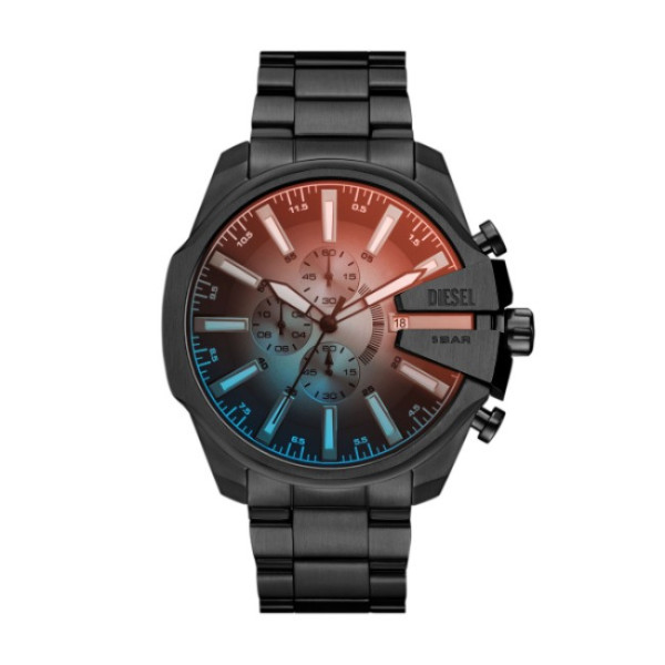 мъжки часовник diesel dz4689 – gunmetal корпус и верижка, 48 мм – изглед отпред – ClassicWatches.bg