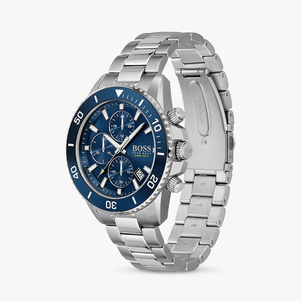 hugo boss 1513907 със син циферблат classicwatches.bg