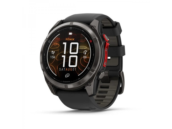 GARMIN FENIX 8 PRO 51MM MICROLED SAPPHIRE CARBON GRAY DLC TITANIUM С BLACK/PEBBLE  010-03380-01