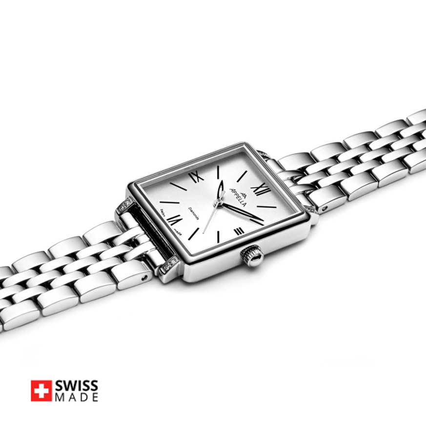 часовник Appella L50023.5163DQ дамски модел с диаманти classicwatches.bg