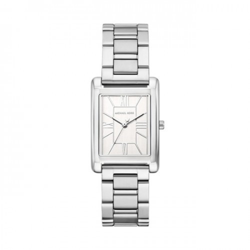 Michael Kors MK4906 дамски часовник с бял правоъгълен циферблат