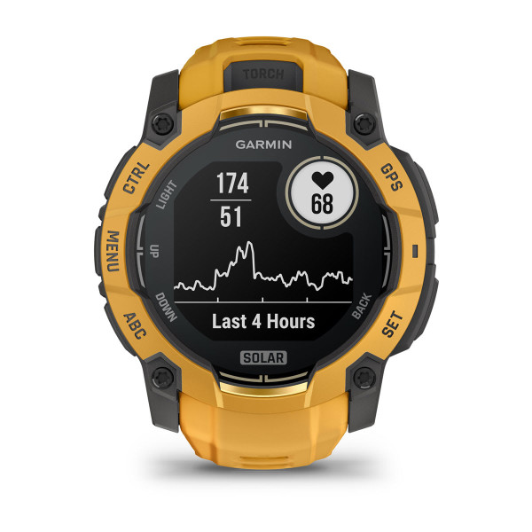 Garmin Instinct 3 Solar Sunburst със Sunburst/Grey каишка 010-02935-02