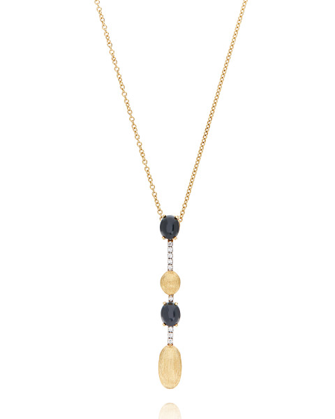 Nanis Dancing Mystery Black Onyx колие оникс, диаманти CS14-597