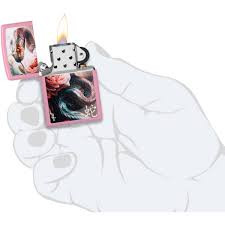 Запалка Zippo - Mazzi® Snake and Flower