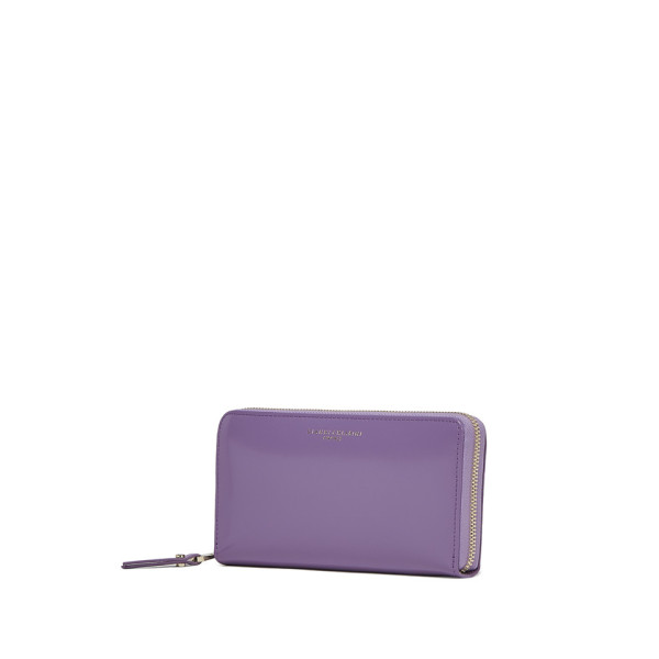 ДАМСКИ ПОРТФЕЙЛ , ЕСТЕСТВЕНА КОЖА-РЪЧНА ИЗРАБОТКА GIANNI CHIARINI 5042/VIOLET