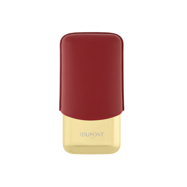 Калъф за 3 пури S.T.Dupont 3 Cigar Leather Case Romeo y Julieta Burgundy 183350
