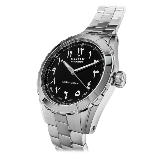 edox grand ocean automatic 40mm stainless steel black dial classicwatches.bg