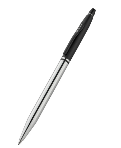 Cross Click Tuxedo - Chrome With Black химикалка