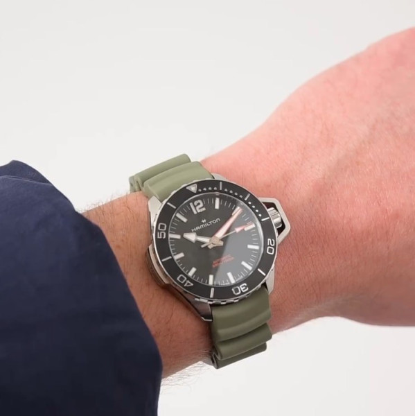 Hamilton Khaki Navy Frogman H77455331