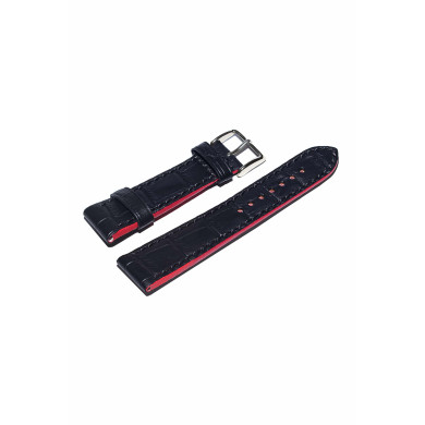 BLACK CALFSKIN WATCH STRAP 