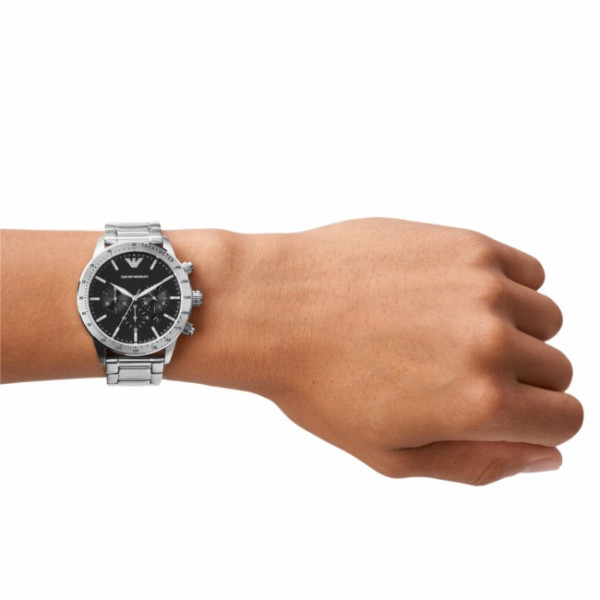 мъжки часовник emporio armani ar11241 – хронограф на мъжка ръка с черен циферблат – ClassicWatches.bg