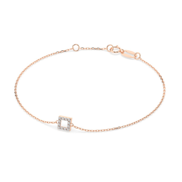 Cara гривна с диаманти 0.06 ct – ЗЛАТНО БИЖУ 14К K105-10016R/14K