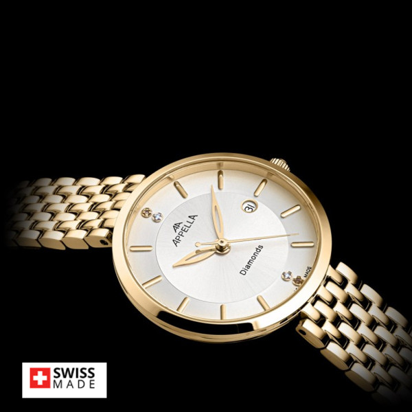 Appella L50013.1193DQ дамски часовник с диаманти ClassicWatches.bg