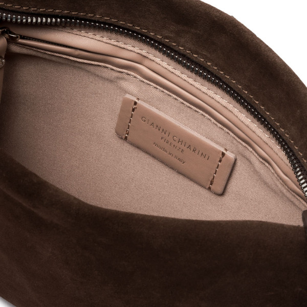 ДАМСКА ЧАНТА , ЕСТЕСТВЕНА КОЖА-РЪЧНА ИЗРАБОТКА GIANNI CHIARINI 8265/BROWN