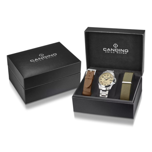 Candino C4785/1 мъжки часовник Field с бежов циферблат – classicwatches.bg