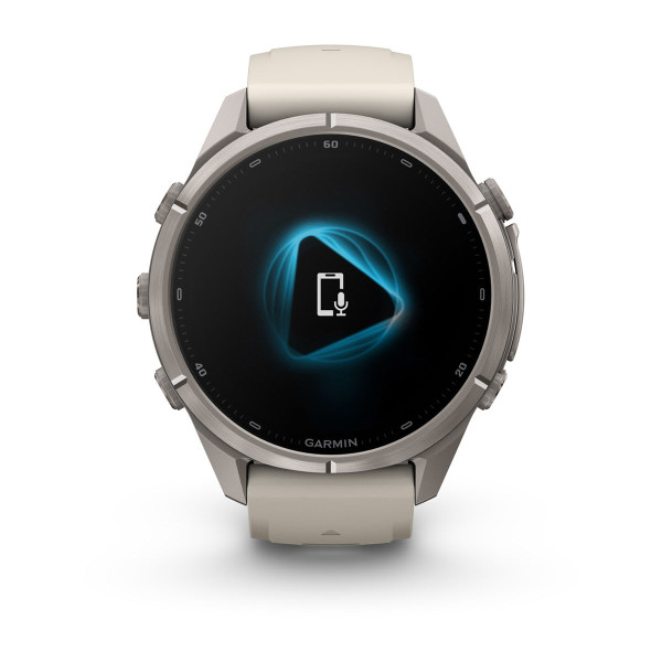 Garmin Fenix 9 Pro Titanium с Fog Grey/Dark Sandstone силиконова каишка 010-04335-86