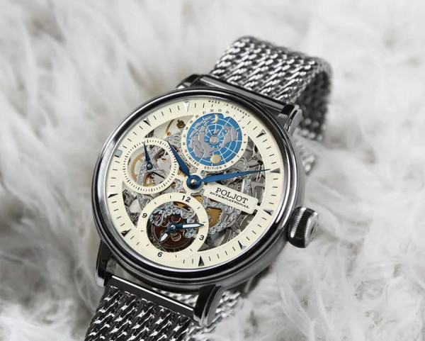 мъжки часовник механичен skeleton globetrotter-9730.2940552-front-view-classicwatches