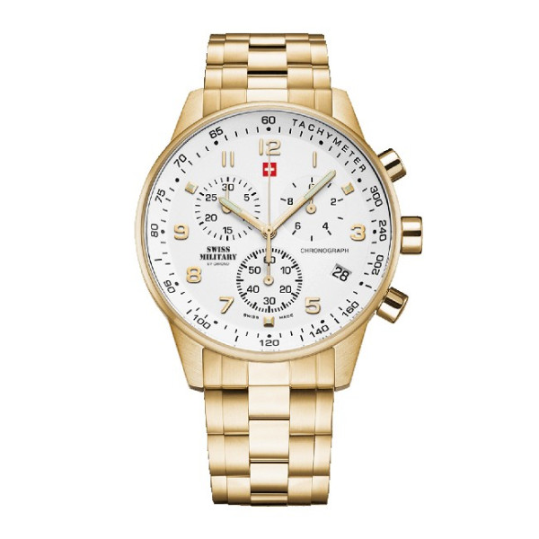 Swiss Military By Chrono SM34012.03 мъжки часовник със златист корпус – classicwatches.bg