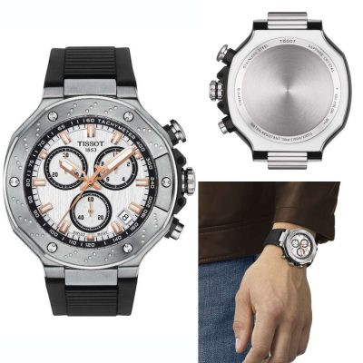 TISSOT T-RACE CHRONOGRAPH QUARTZ 45MM MEN'S WATCH T141.417.17.011.00
