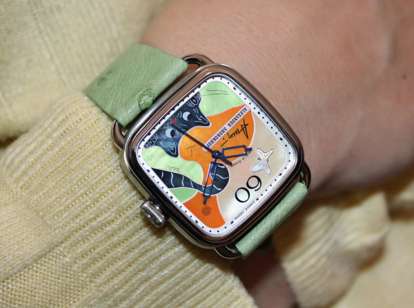 ALEXANDER SHOROKHOFF BLACK CAT AUTOMATIC 36X36MM LIMITED EDITION 19PCS AS.APV-BCA