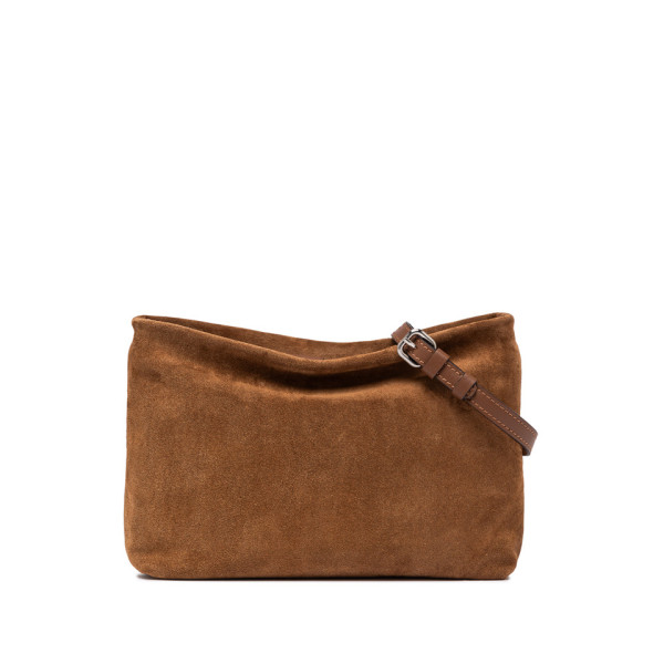 ДАМСКА ЧАНТА , ЕСТЕСТВЕНА КОЖА-РЪЧНА ИЗРАБОТКА GIANNI CHIARINI 8265/COGNAC