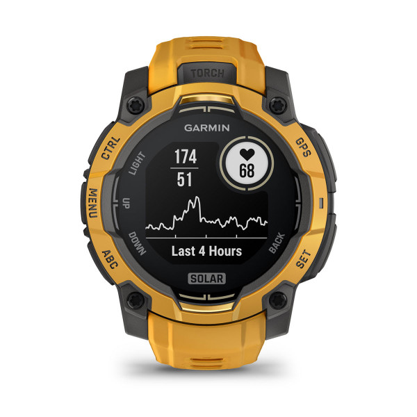Garmin Instinct 3 Solar Sunburst със Sunburst/Grey каишка 010-02934-02
