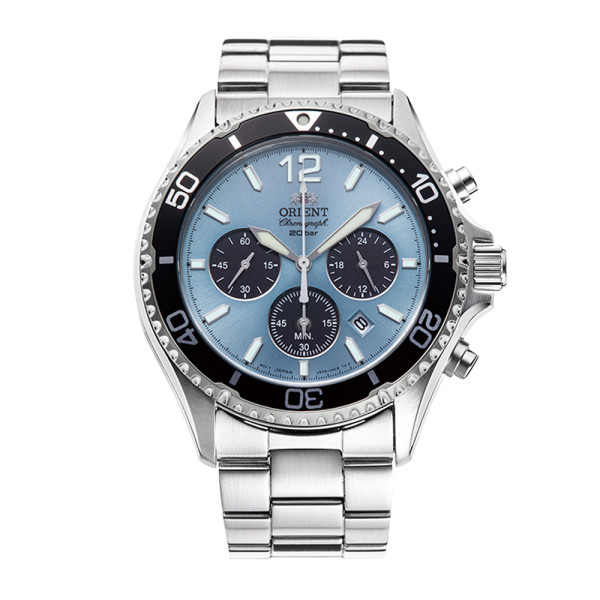 Часовник Orient RA-TX0206L – соларен хронограф с 200 м водоустойчивост и сапфирено стъкло – оригинален от ClassicWatches.bg