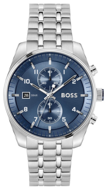 HUGO BOSS 1514216 мъжки спортно-елегантен хронограф със син циферблат – classicwatches.bg