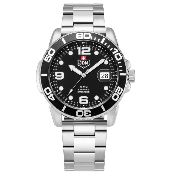 Мъжки часовник JDM Military Sapphire Mike Plus сет с каишки JDM-WG029-03