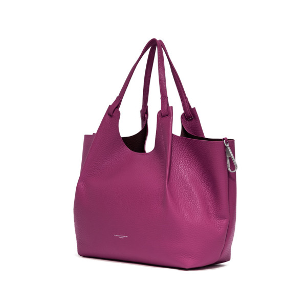 ДАМСКА ЧАНТА , ЕСТЕСТВЕНА КОЖА-РЪЧНА ИЗРАБОТКА GIANNI CHIARINI 9720/HOT PINK