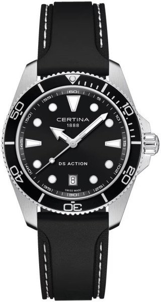 Certina DS Action 40mm с 300m водоустойчивост, кварцов механизъм и дайвър функционалности