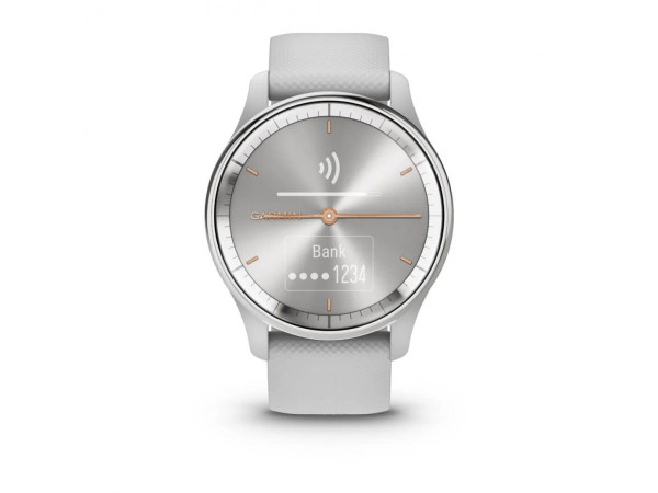 GARMIN VÍVOMOVE® TREND SILVER MIST GREY 40ММ СИЛИКОНОВА КАИШКА 010-02665-03