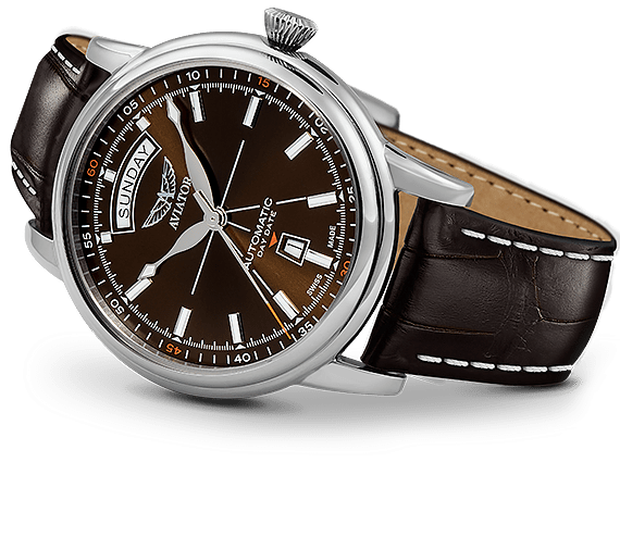 ЧАСОВНИК AVIATOR DOUGLAS DAY-DATE 45MM V.3.20.0.140.4