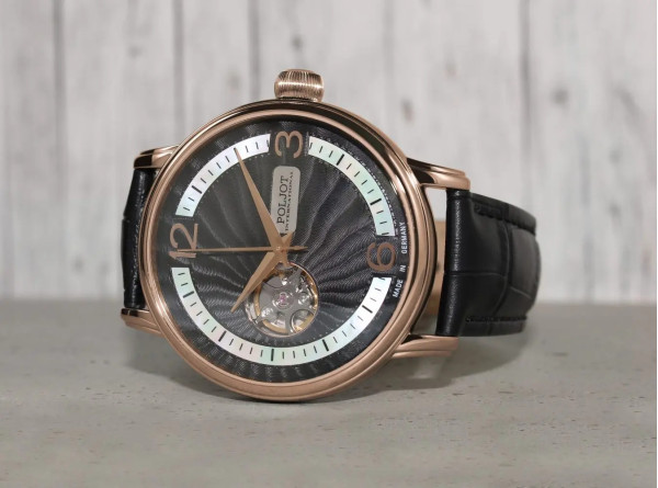 Часовник POLJOT INTERNATIONAL Jaros Open Heart 42mm 38NH.4286813 – автоматичен механизъм Seiko NH38 – classicwatches.bg