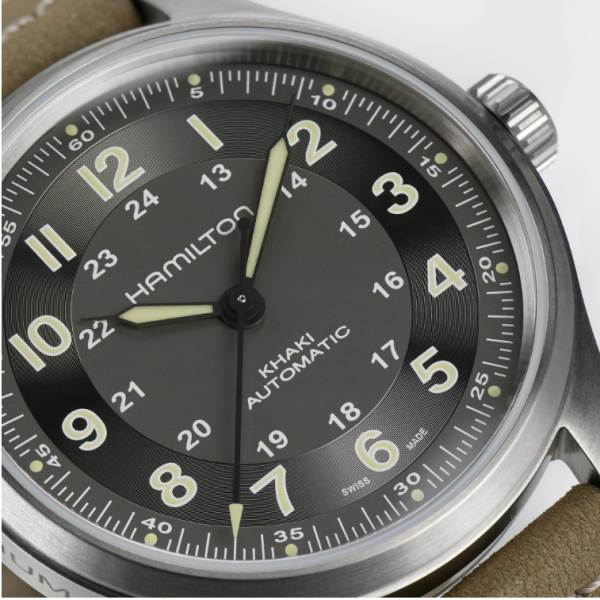 ЧАСОВНИК HAMILTON KHAKI FIELD TITANIUM 42MM H70.545.550