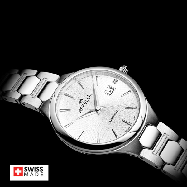 Appella часовник L50010.5113DQ сапфир кристал swiss made classicwatches.bg